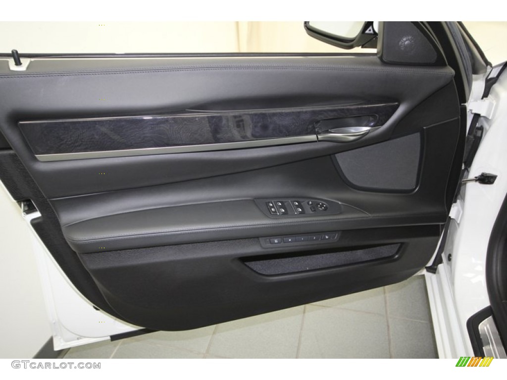 2011 BMW 7 Series Alpina B7 LWB Black Door Panel Photo #76188774