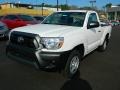 2013 Super White Toyota Tacoma Regular Cab  photo #7