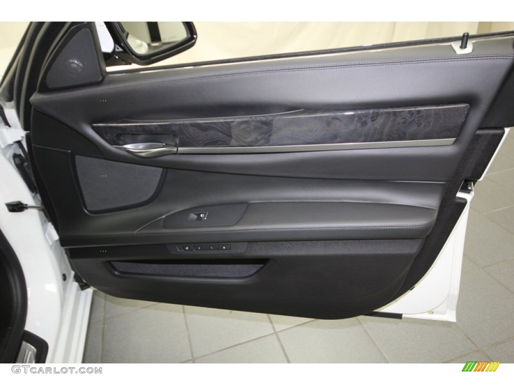 2011 BMW 7 Series Alpina B7 LWB Black Door Panel Photo #76189409