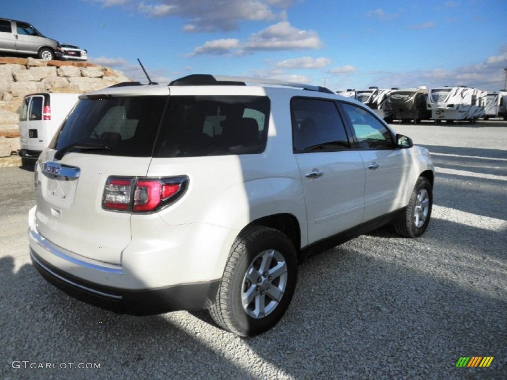 2013 Acadia SLE - White Diamond Tricoat / Ebony photo #31