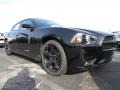 2013 Pitch Black Dodge Charger SXT  photo #4