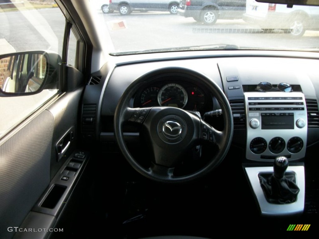 2006 MAZDA5 Touring - Platinum Silver Metallic / Black photo #3