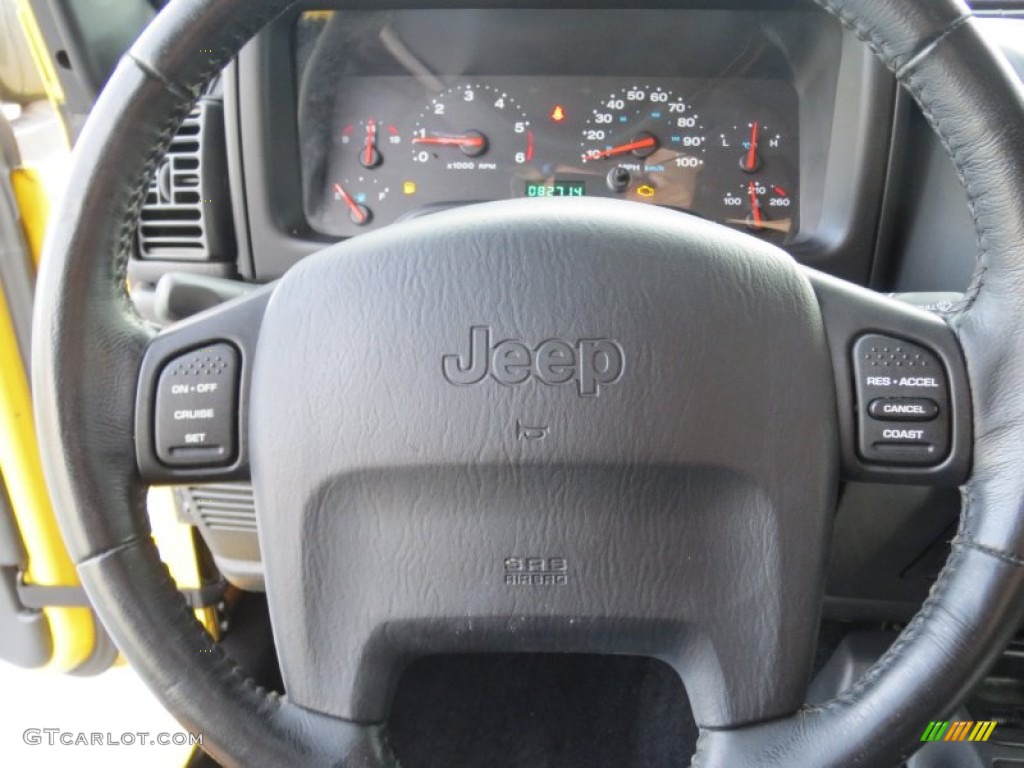 2004 Wrangler X 4x4 - Solar Yellow / Dark Slate Gray photo #37