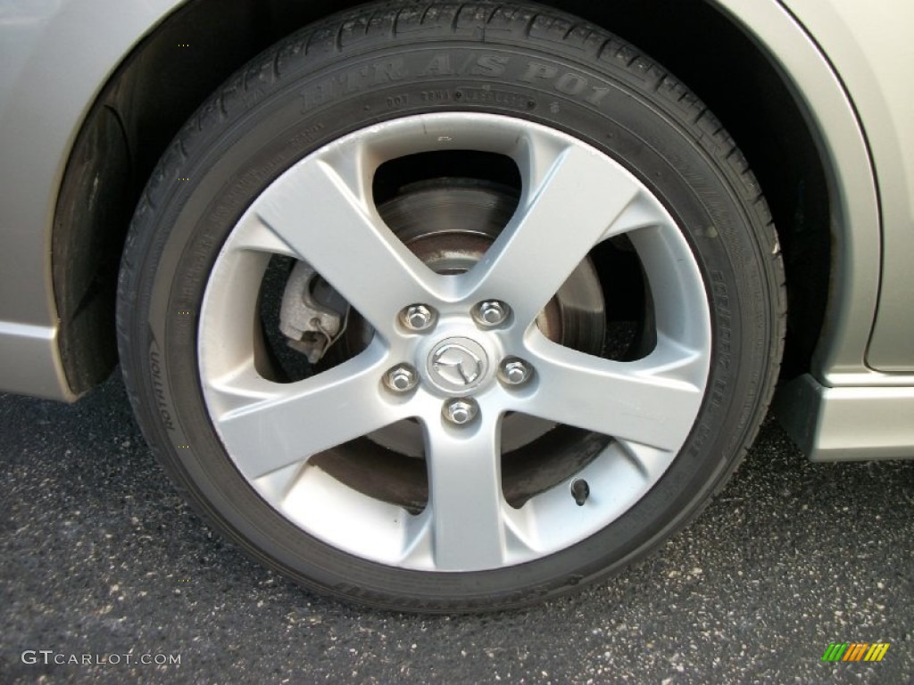 2006 MAZDA5 Touring - Platinum Silver Metallic / Black photo #9