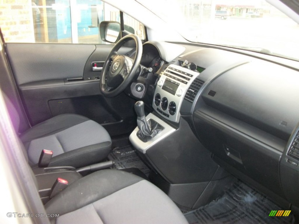 2006 MAZDA5 Touring - Platinum Silver Metallic / Black photo #10