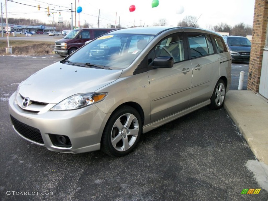 2006 MAZDA5 Touring - Platinum Silver Metallic / Black photo #11