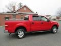 2004 Bright Red Ford F150 XLT SuperCrew 4x4  photo #9