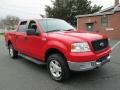 2004 Bright Red Ford F150 XLT SuperCrew 4x4  photo #12