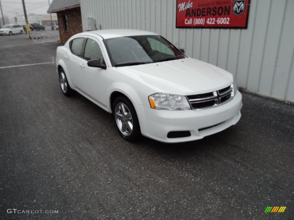 New Bright White Dodge Avenger