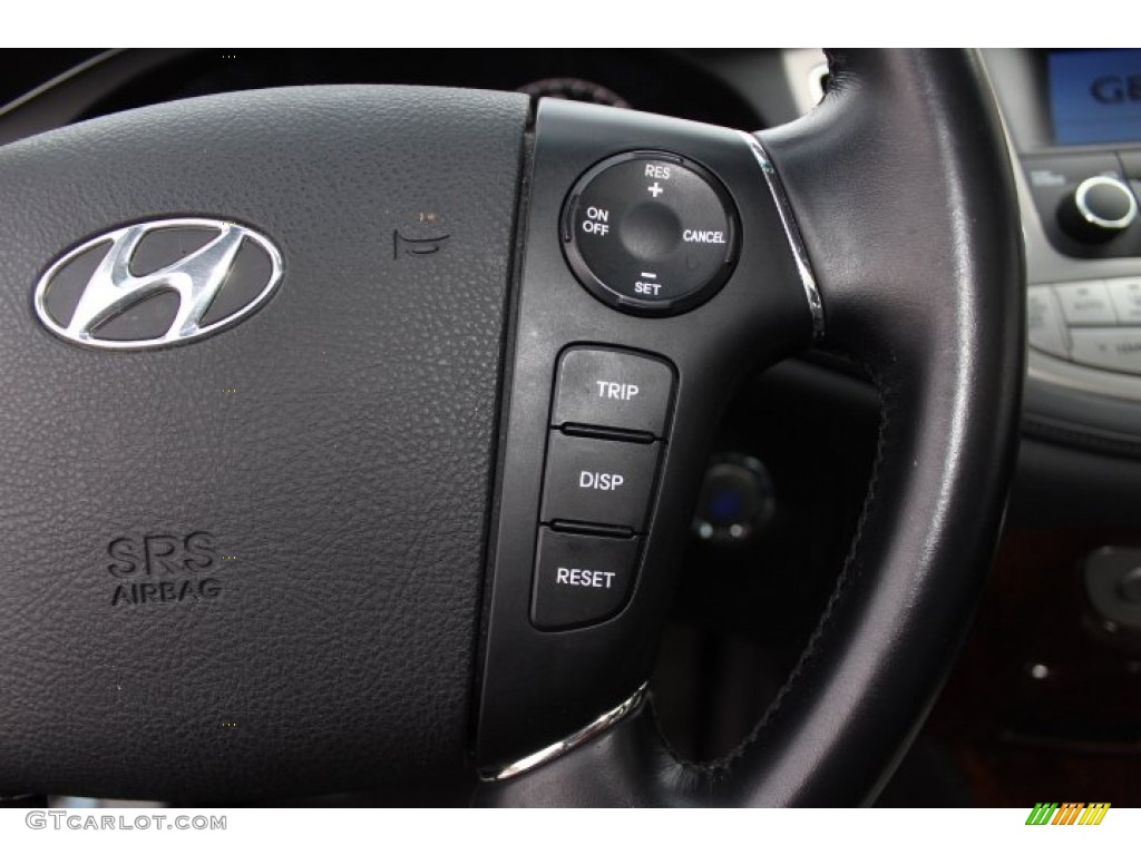 2009 Genesis 3.8 Sedan - Sterling Blue Metallic / Black photo #18