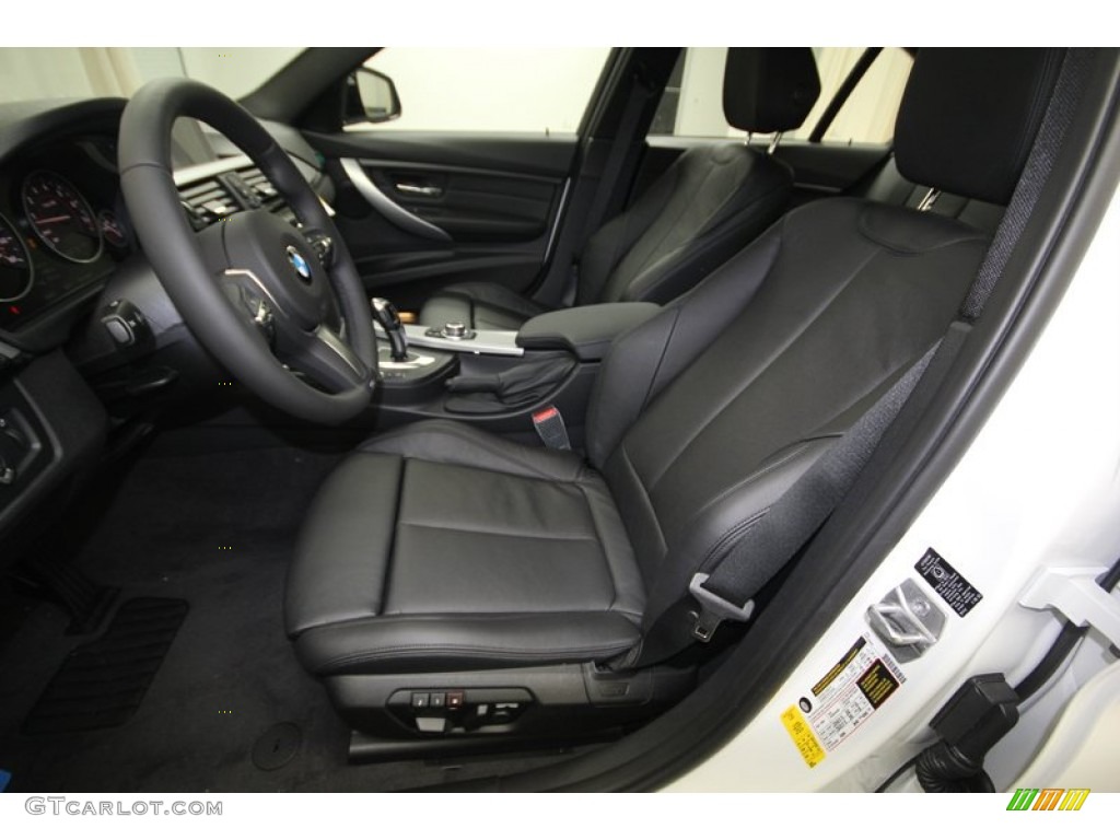 Black Interior 2013 BMW 3 Series 335i Sedan Photo #76193006