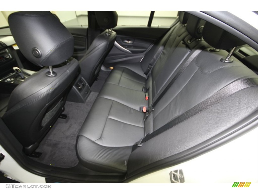 Black Interior 2013 BMW 3 Series 335i Sedan Photo #76193123