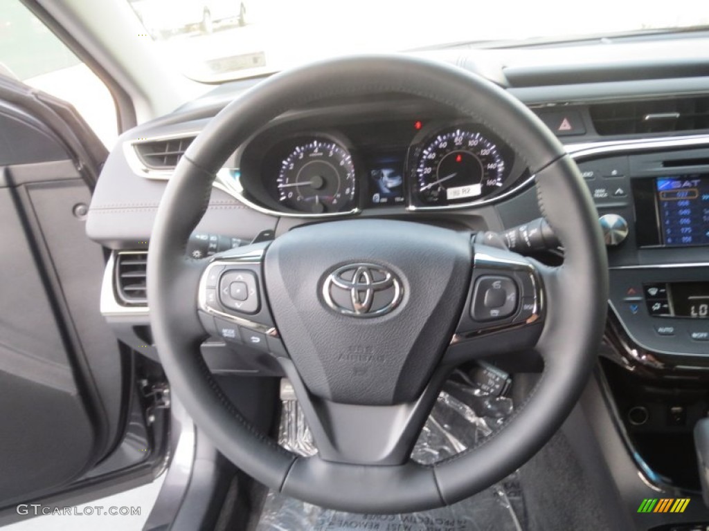2013 Toyota Avalon XLE Black Steering Wheel Photo #76193288