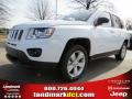 2013 Bright White Jeep Compass Latitude  photo #1