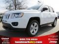 2013 Bright White Jeep Compass Latitude  photo #1