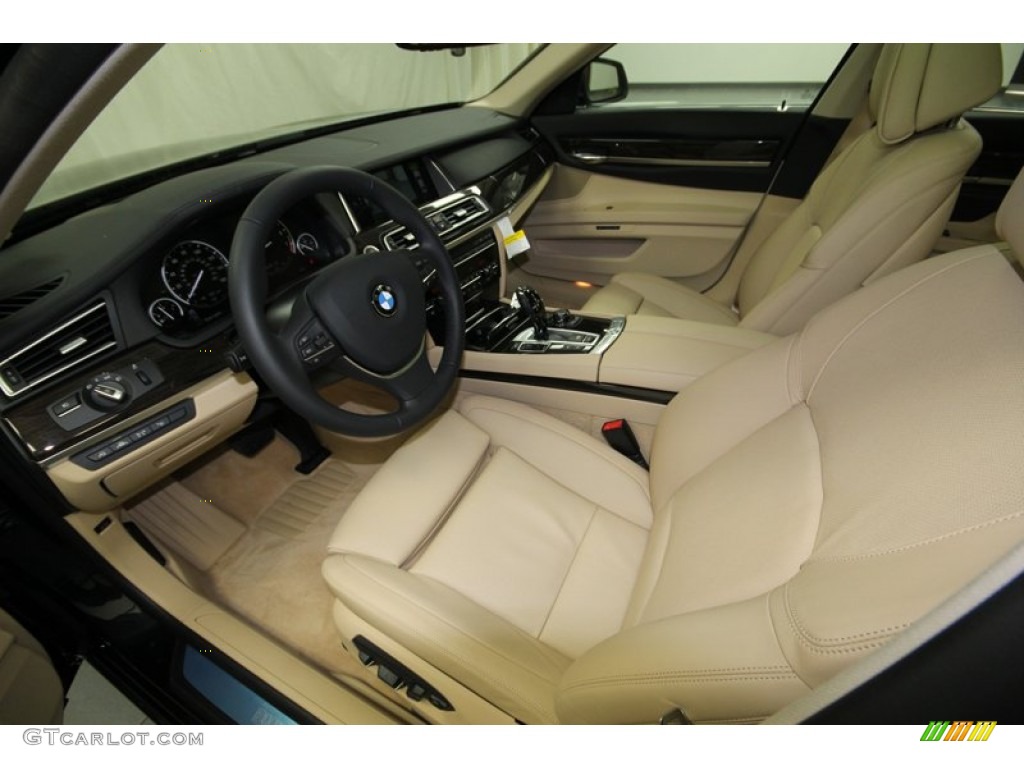 2013 7 Series 750i Sedan - Black Sapphire Metallic / Veneto Beige photo #11