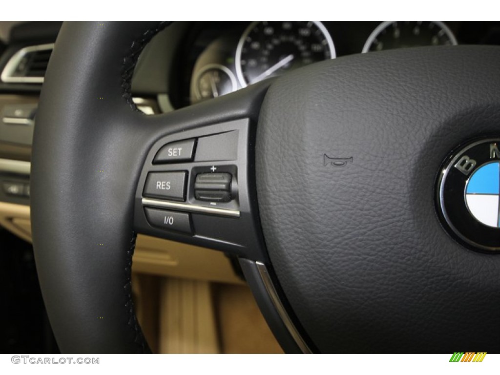 2013 7 Series 750i Sedan - Black Sapphire Metallic / Veneto Beige photo #23
