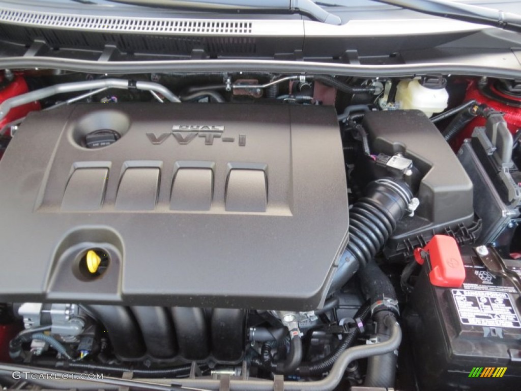 2013 Toyota Corolla S 1.8 Liter DOHC 16-Valve Dual VVT-i 4 Cylinder Engine Photo #76194593