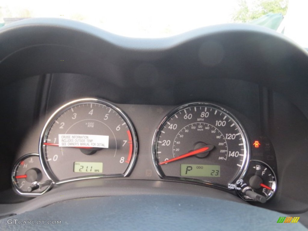 2013 Toyota Corolla S Gauges Photo #76194803