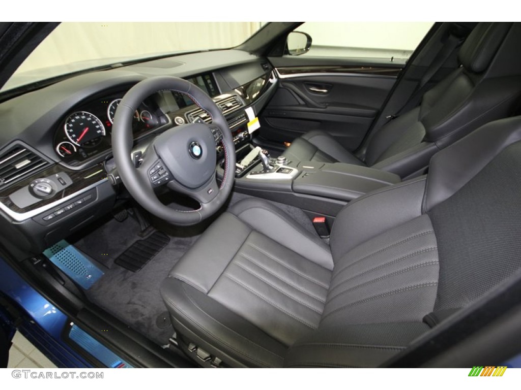 Black Interior 2013 BMW M5 Sedan Photo #76195346
