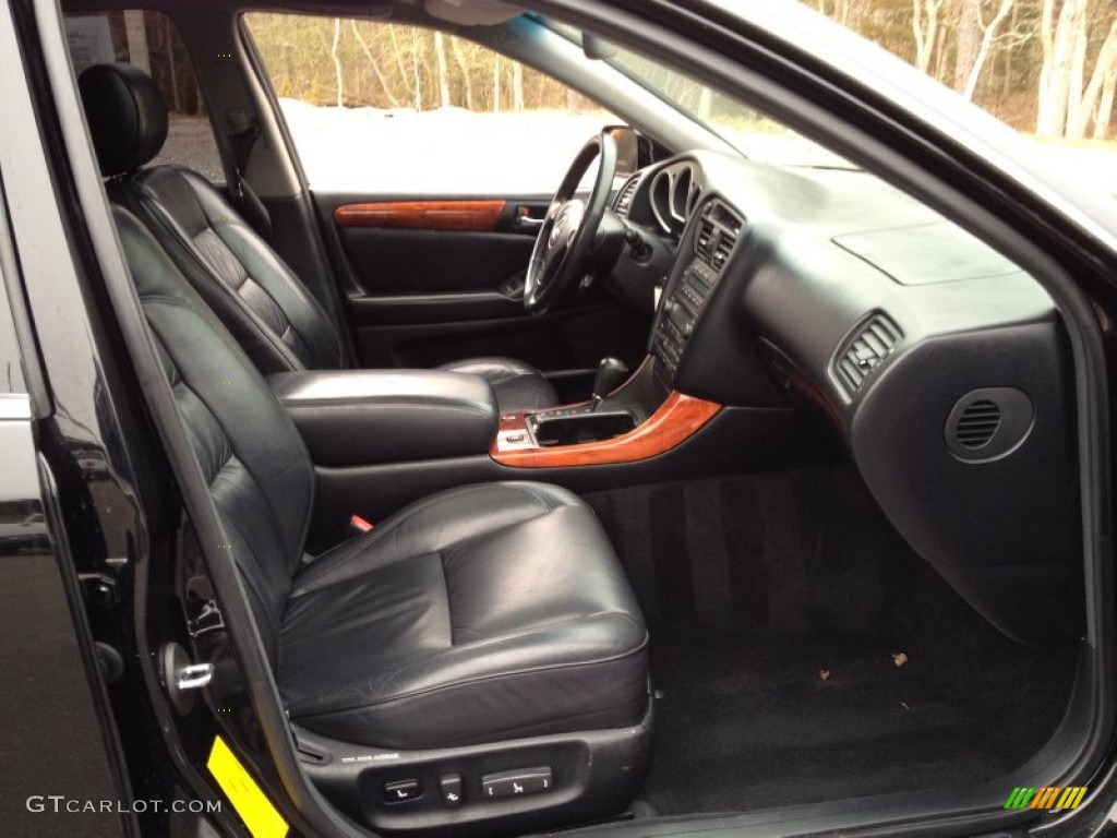 Black Interior 2002 Lexus GS 300 Photo #76195352