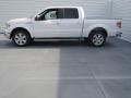 White Platinum Metallic Tri-Coat - F150 Lariat SuperCrew Photo No. 5