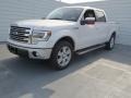 White Platinum Metallic Tri-Coat - F150 Lariat SuperCrew Photo No. 6