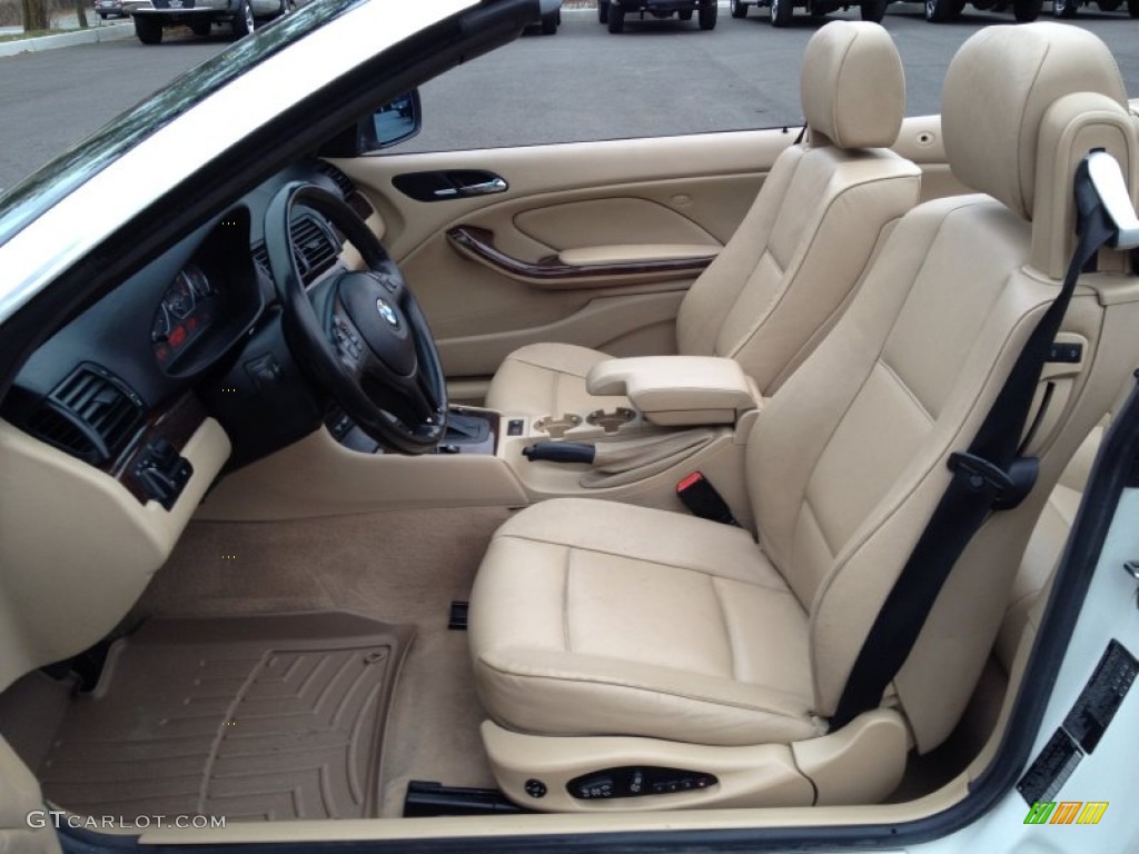 Beige Interior 2002 BMW 3 Series 330i Convertible Photo #76196003