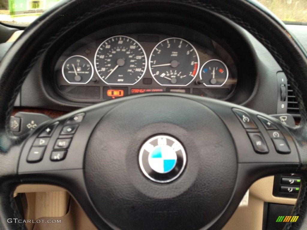2002 3 Series 330i Convertible - Alpine White / Beige photo #27