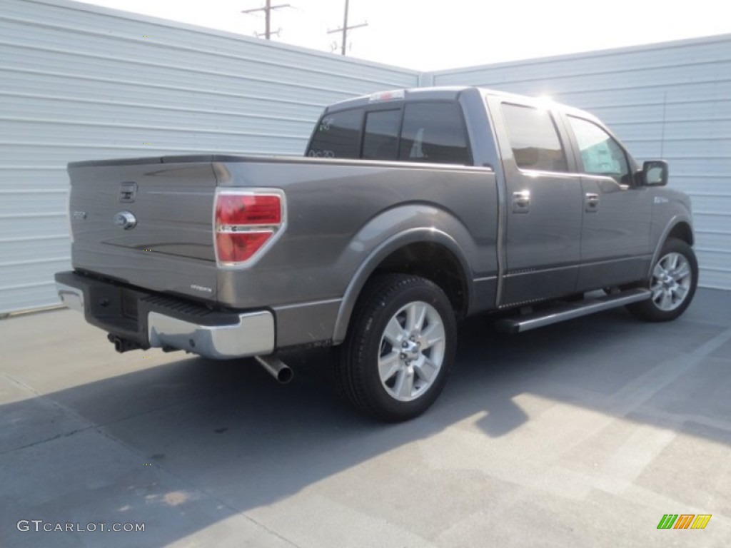 2013 F150 Lariat SuperCrew - Sterling Gray Metallic / Black photo #3