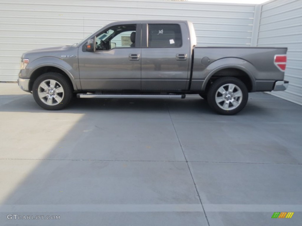 2013 F150 Lariat SuperCrew - Sterling Gray Metallic / Black photo #5