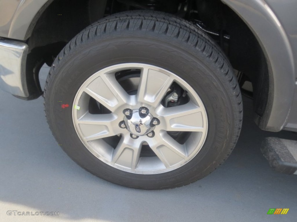 2013 F150 Lariat SuperCrew - Sterling Gray Metallic / Black photo #10