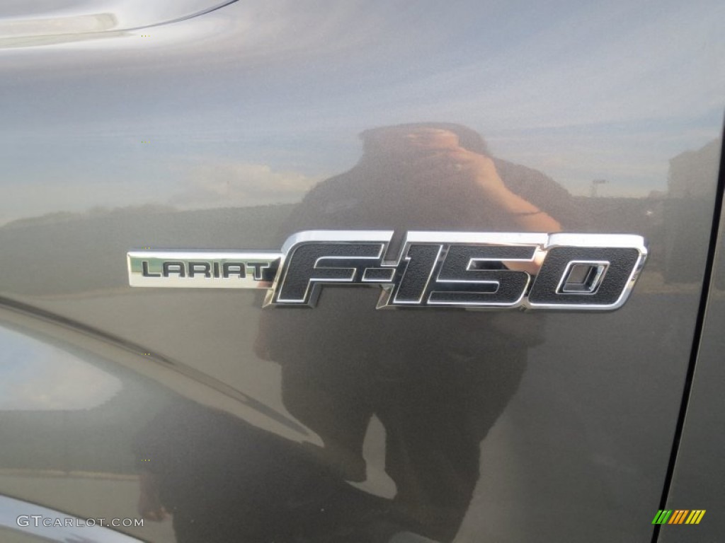 2013 F150 Lariat SuperCrew - Sterling Gray Metallic / Black photo #11