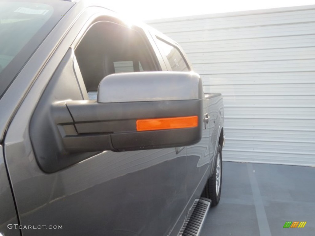 2013 F150 Lariat SuperCrew - Sterling Gray Metallic / Black photo #12