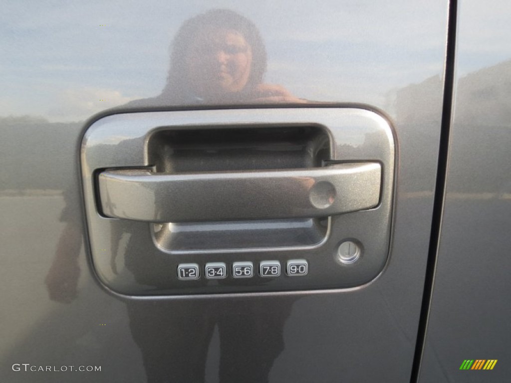 2013 F150 Lariat SuperCrew - Sterling Gray Metallic / Black photo #14