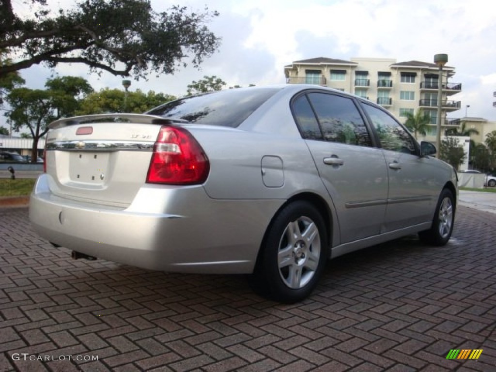 2006 Malibu LT V6 Sedan - Silverstone Metallic / Titanium Gray photo #6