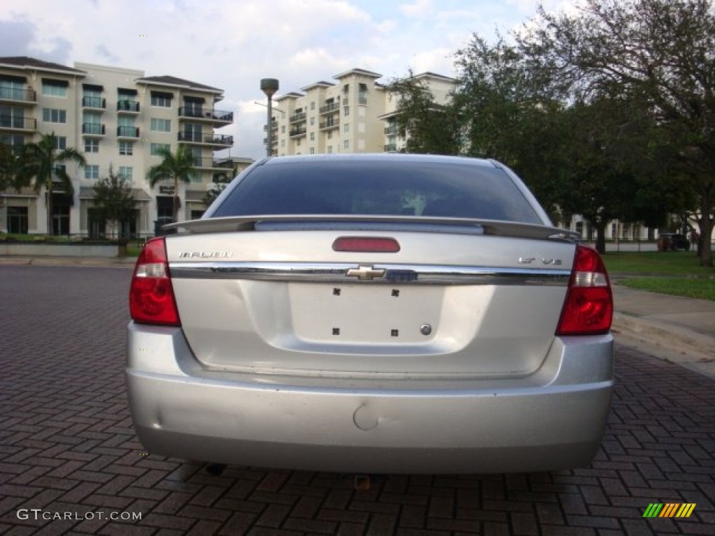 2006 Malibu LT V6 Sedan - Silverstone Metallic / Titanium Gray photo #7