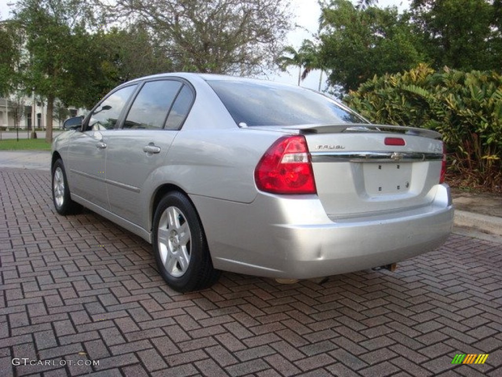2006 Malibu LT V6 Sedan - Silverstone Metallic / Titanium Gray photo #8