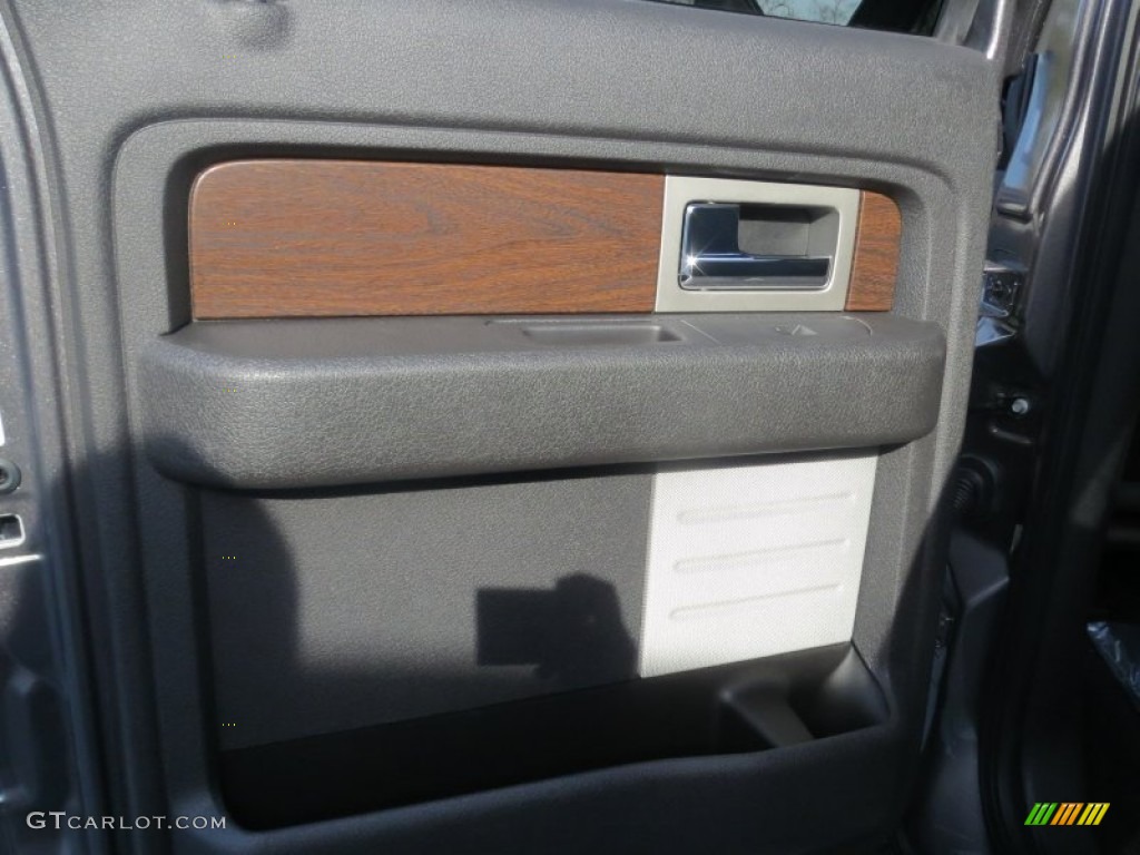 2013 F150 Lariat SuperCrew - Sterling Gray Metallic / Black photo #20