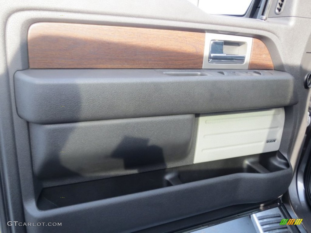 2013 F150 Lariat SuperCrew - Sterling Gray Metallic / Black photo #22