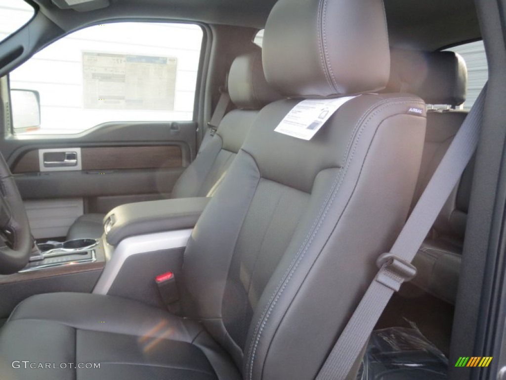 2013 F150 Lariat SuperCrew - Sterling Gray Metallic / Black photo #24