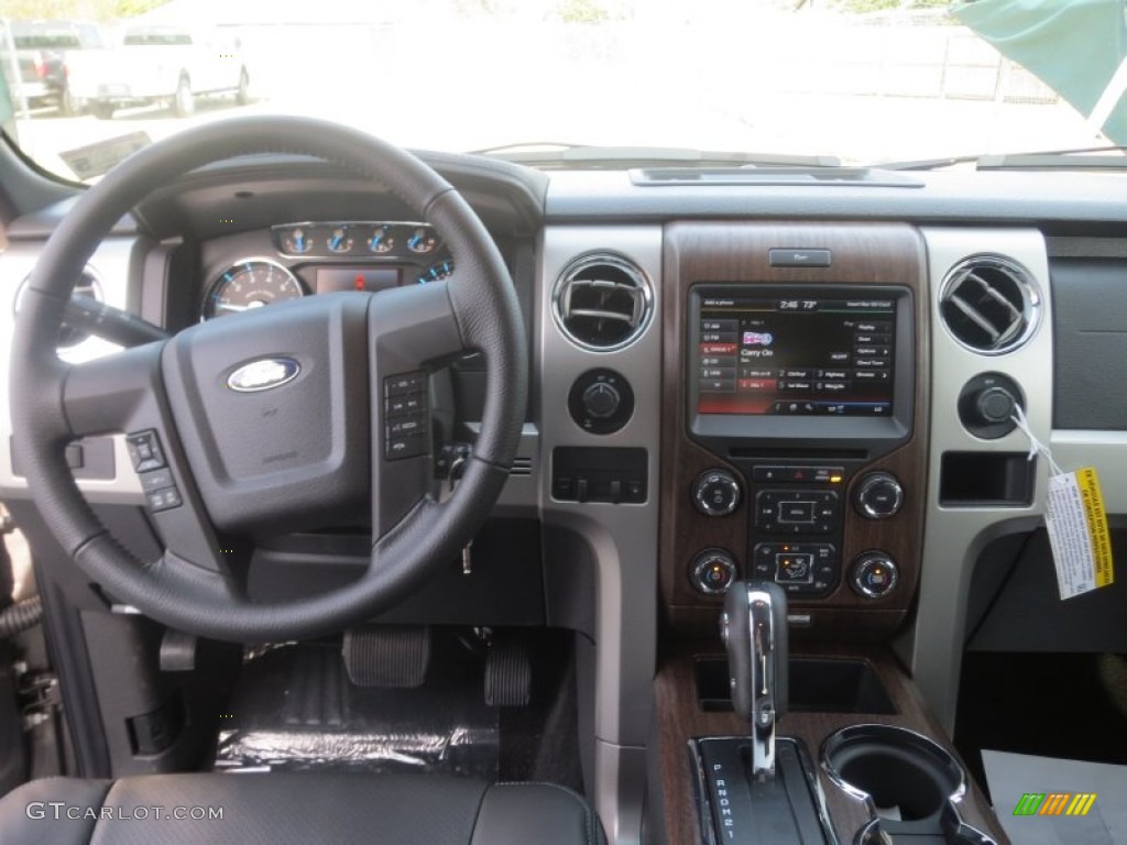 2013 F150 Lariat SuperCrew - Sterling Gray Metallic / Black photo #27