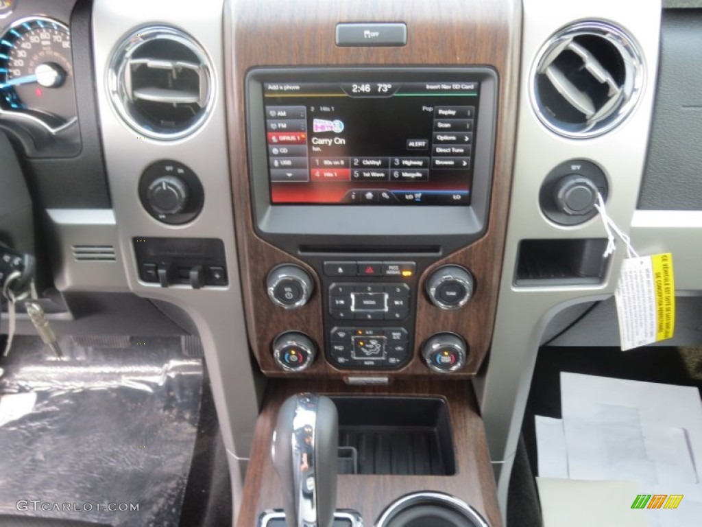 2013 F150 Lariat SuperCrew - Sterling Gray Metallic / Black photo #28