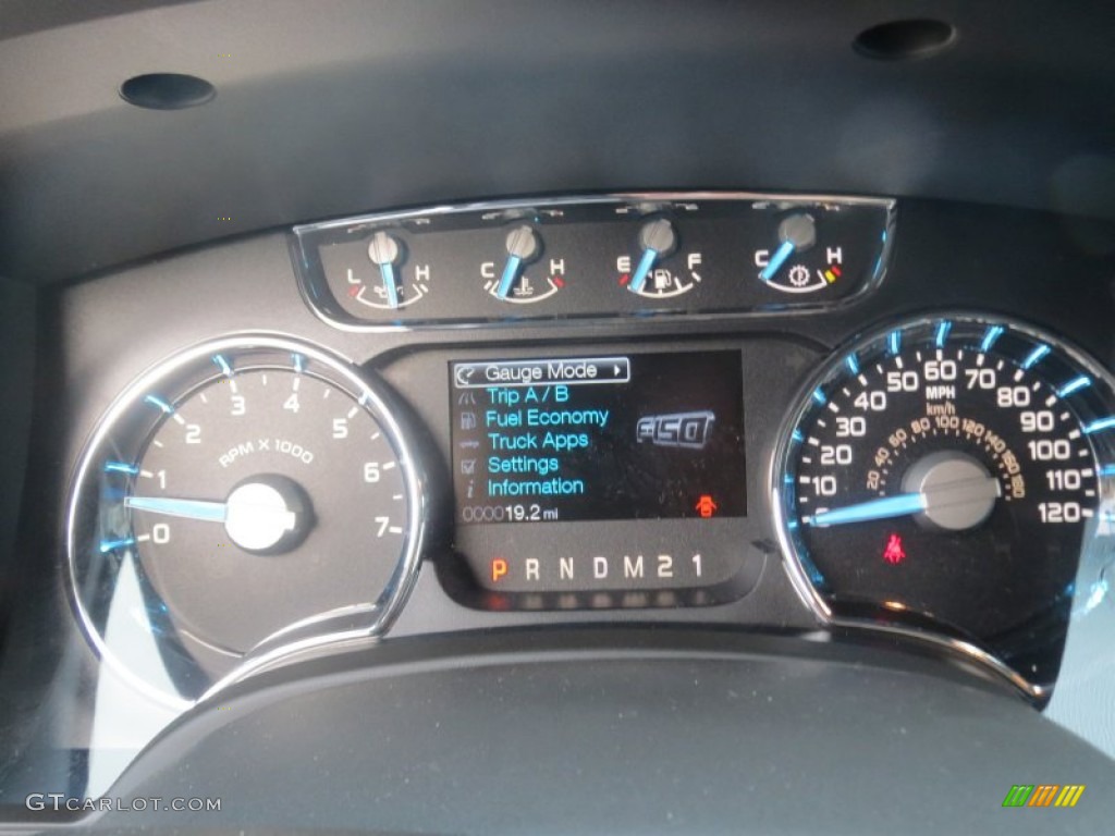 2013 F150 Lariat SuperCrew - Sterling Gray Metallic / Black photo #34