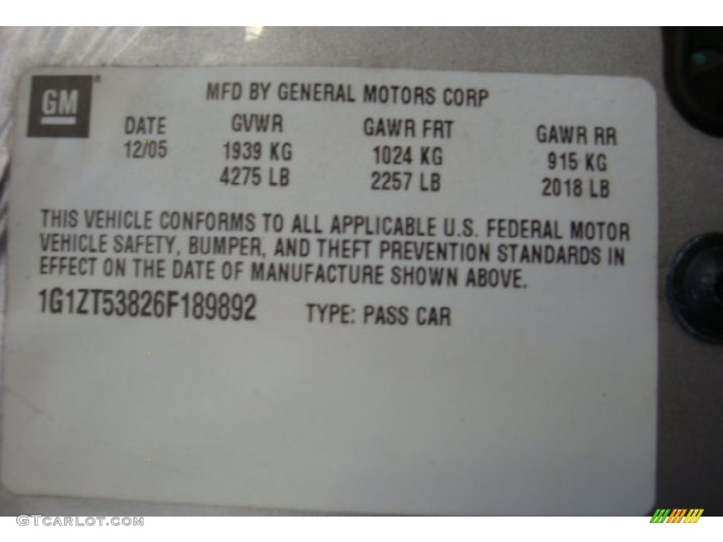 2006 Malibu LT V6 Sedan - Silverstone Metallic / Titanium Gray photo #29