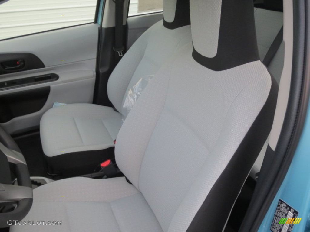 Gray Interior 2012 Toyota Prius c Hybrid One Photo #76199114