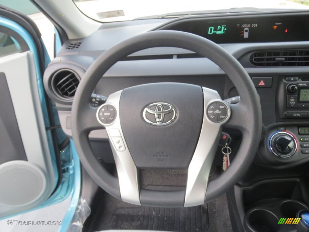 2012 Toyota Prius c Hybrid One Steering Wheel Photos