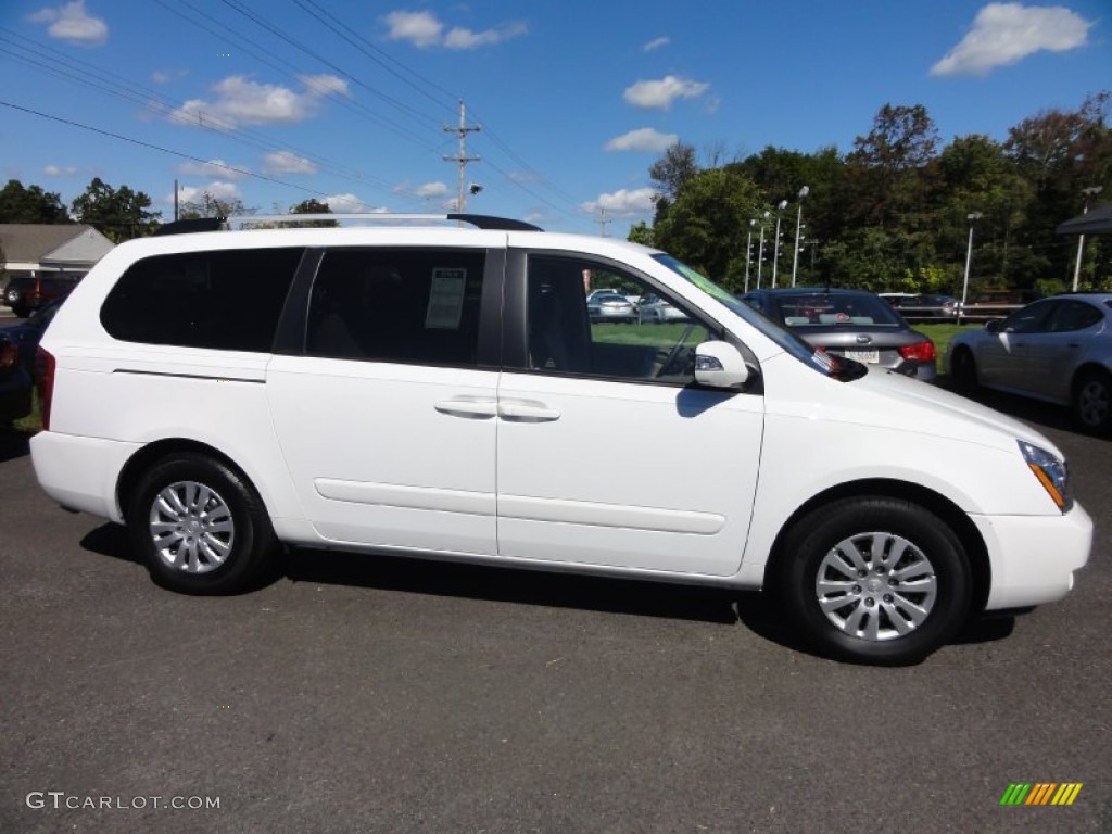 Clear White 2012 Kia Sedona LX Exterior Photo #76201245