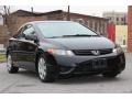 2007 Nighthawk Black Pearl Honda Civic LX Coupe  photo #24