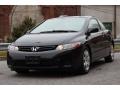 2007 Nighthawk Black Pearl Honda Civic LX Coupe  photo #25